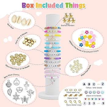 Amazon.com: LZOUOWO 5300 Clay Beads Bracelet Making